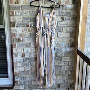 NWT  Beautiful, striped jumpsuit by blush boutique